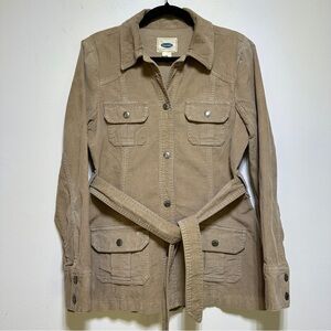 Old Navy | Vintage Corduroy Utility Jacket | Neutral Tan | Fall ‘03